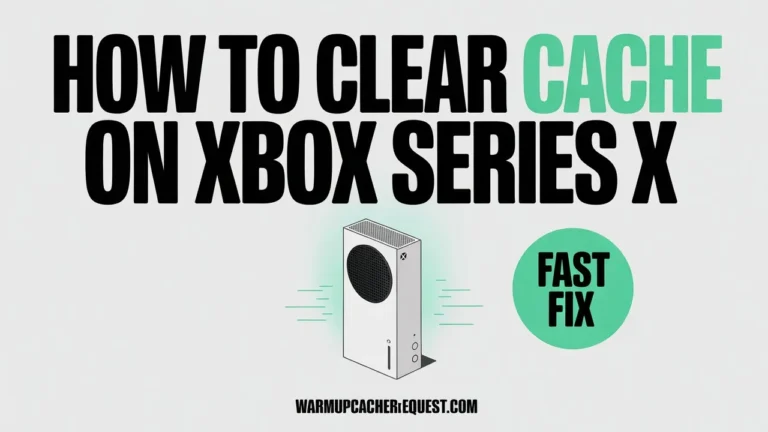 How to Clear Cache on Xbox Series X