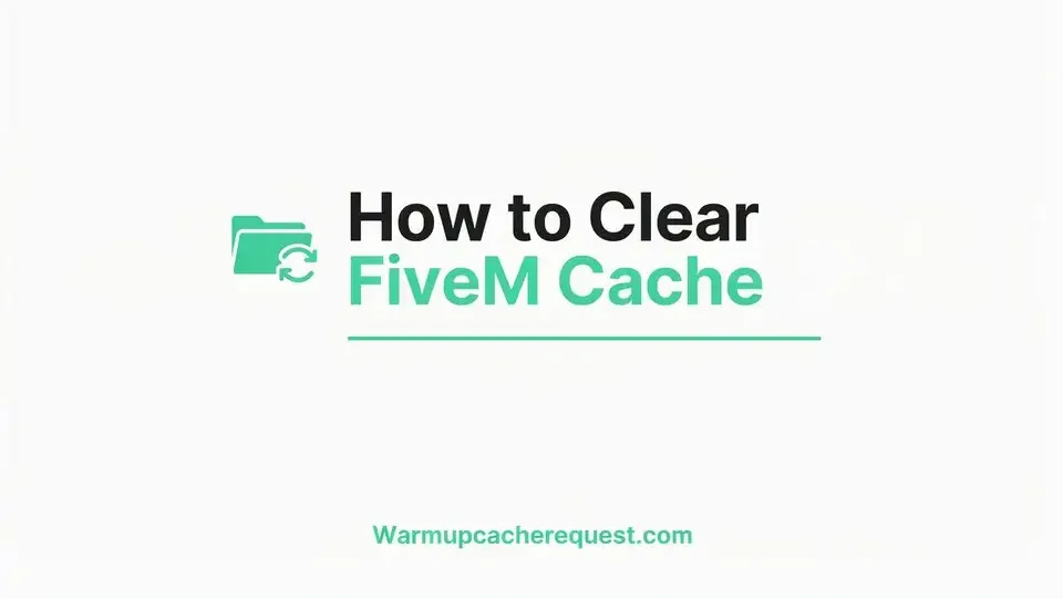 Infographic showing what FiveM cache clearing deletes versus what stays safe — character data, keybinds, and server progress left untouched